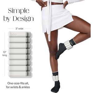 Bala White Original Bangles Wrist & Ankle Weights